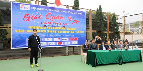 VATM: Khai mạc giải quần vợt Hiệp hội doanh nghiệp Hàng không Việt Nam lần thứ VI-năm 2016
